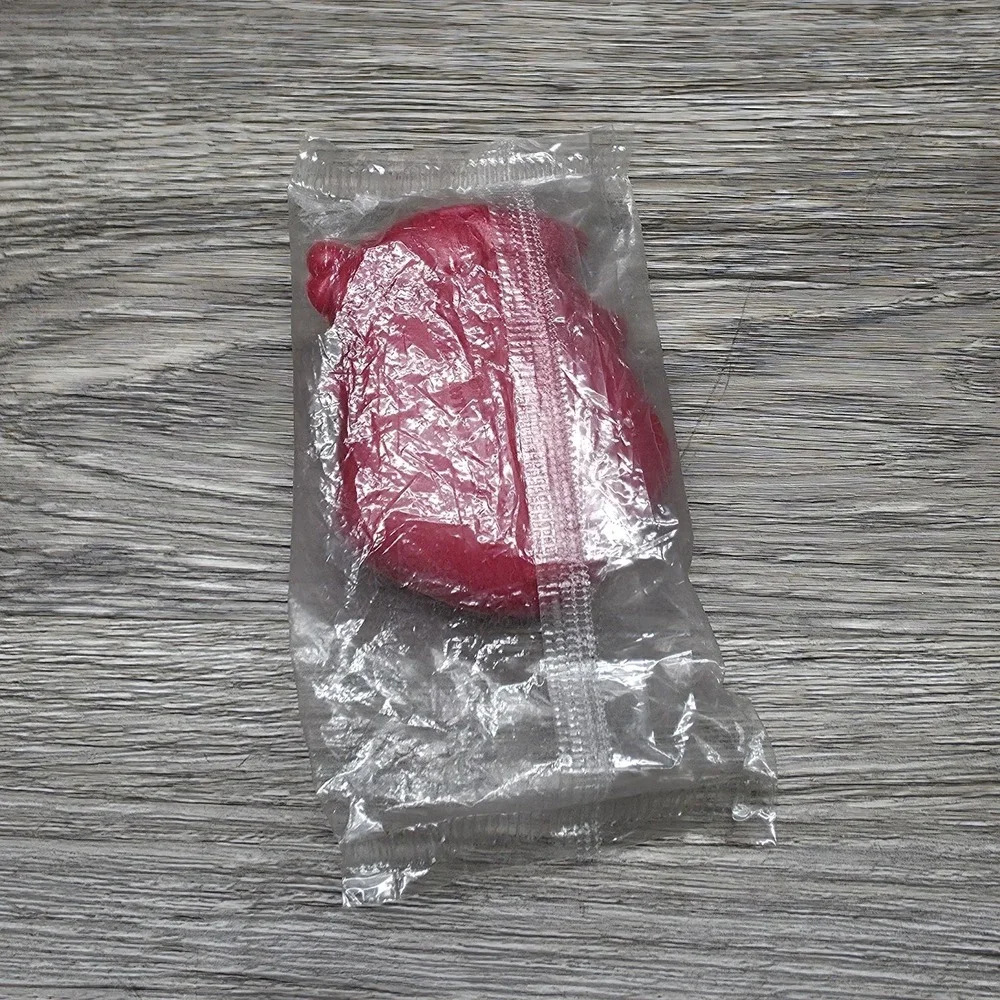Vintage Pebbles Cereal Toy - Fred Flinstone - Red Coin Purse By Hasbro - Sealed